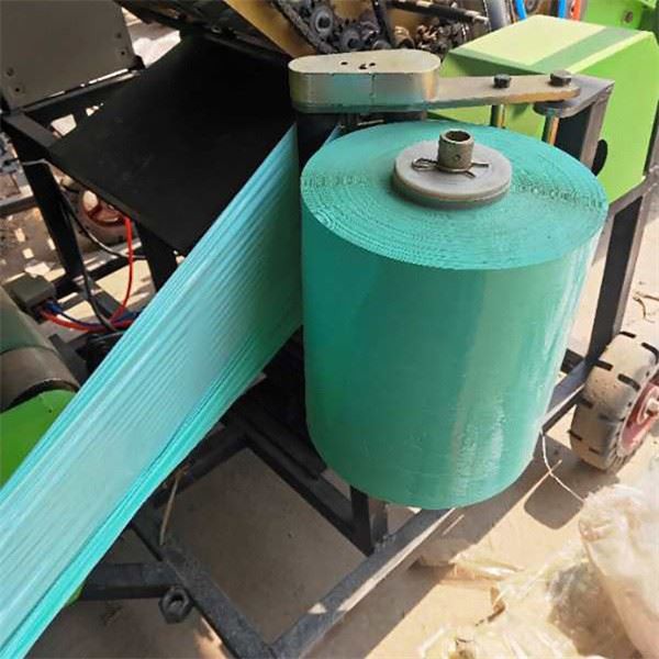 Fresh Straw Wrap Stretch Film Baler Machine