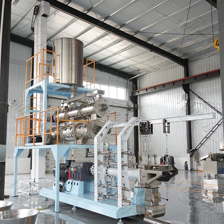 Wet twice Screw fish feed Extruder machine